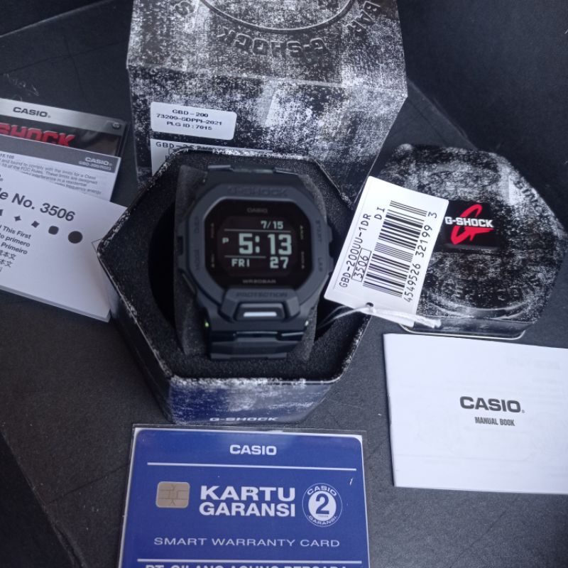 gshock gbd200uu g shock gbd 200uu g-shock gbd-200uu-1dr original new