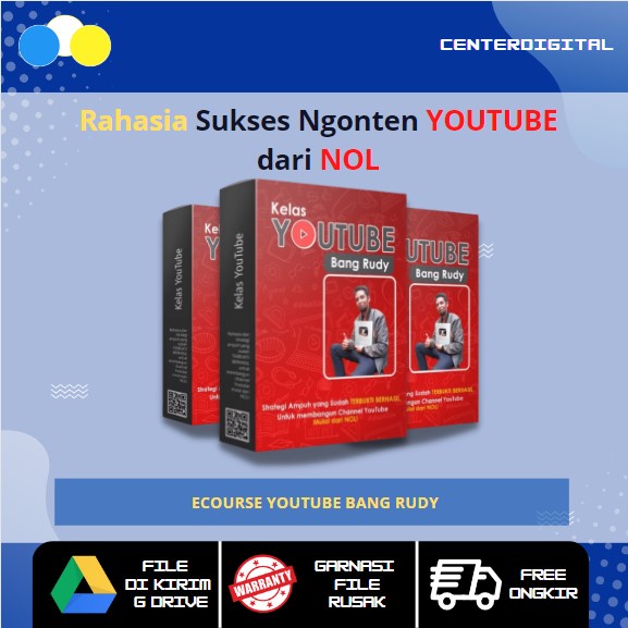 Kelas Youtube Bang Rudy - Strategi Ampuh Yg Terbukti Berhasil Untuk Membangum Channel Youtube