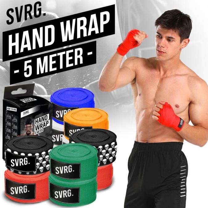 Svarga Hand Wrap 5 Meter - Handwrap Boxing - MMA - Muaythai