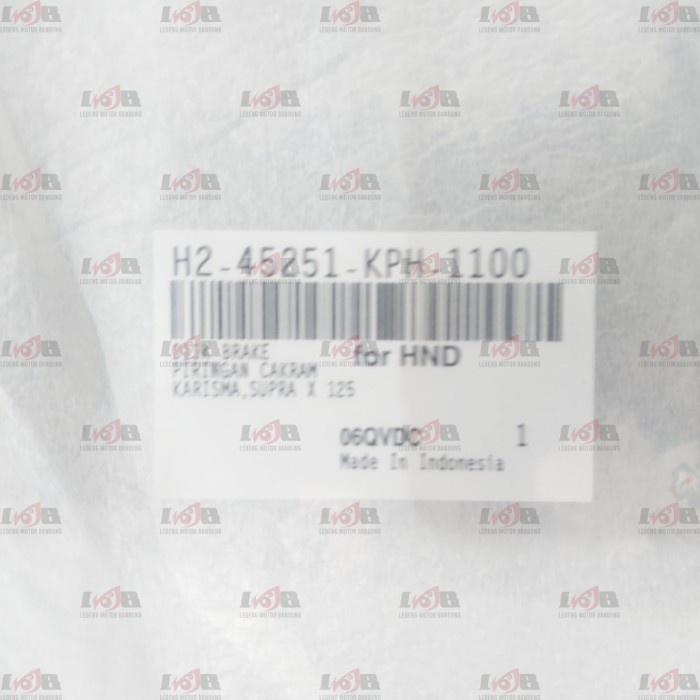 Aspira Piringan Cakram Supra X 125 Karisma KPH Front Disc Brake Depan