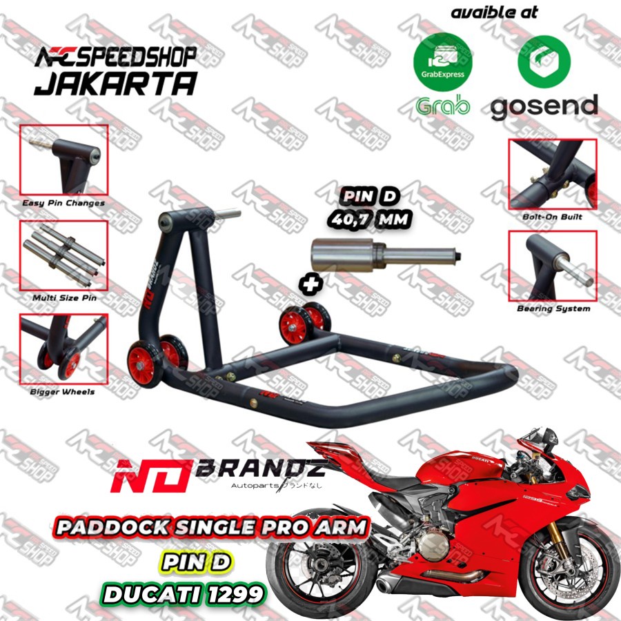 Standart Paddock Belakang Single Pro ARM NO BRANDZ DUCATI 1299