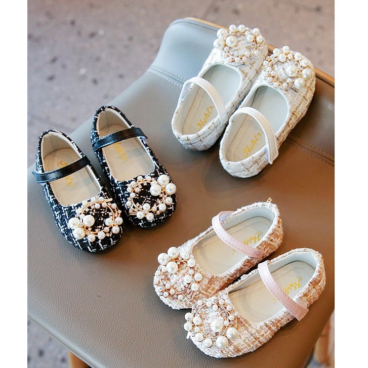 [TERBARU] POTO PRODUCT ASLI SHOES SEPATU TWEED  BRANDED HITAM / PUTIH / BROWN BEIGE SEPATU ANAK COWO