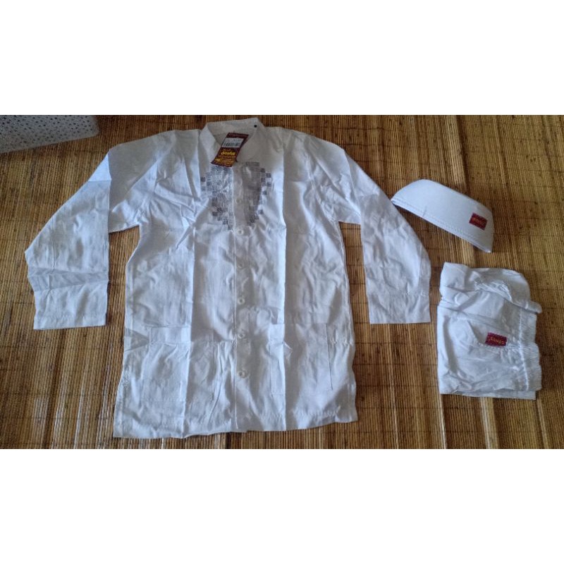 [DEFECT CUCI GUDANG] Baju anak cowok putih ihrom ihram No 9, 10  Dannis Collection