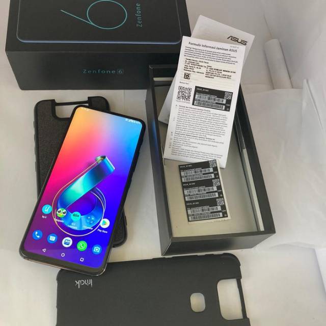 Asus Zenfone 6 ZS630KL BLACK GARANSI RESMI 2021