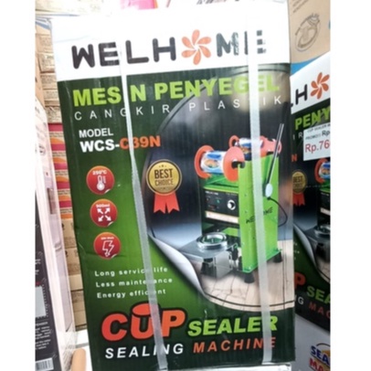Cup Sealer Welhome C39 / Mesin Penyegel