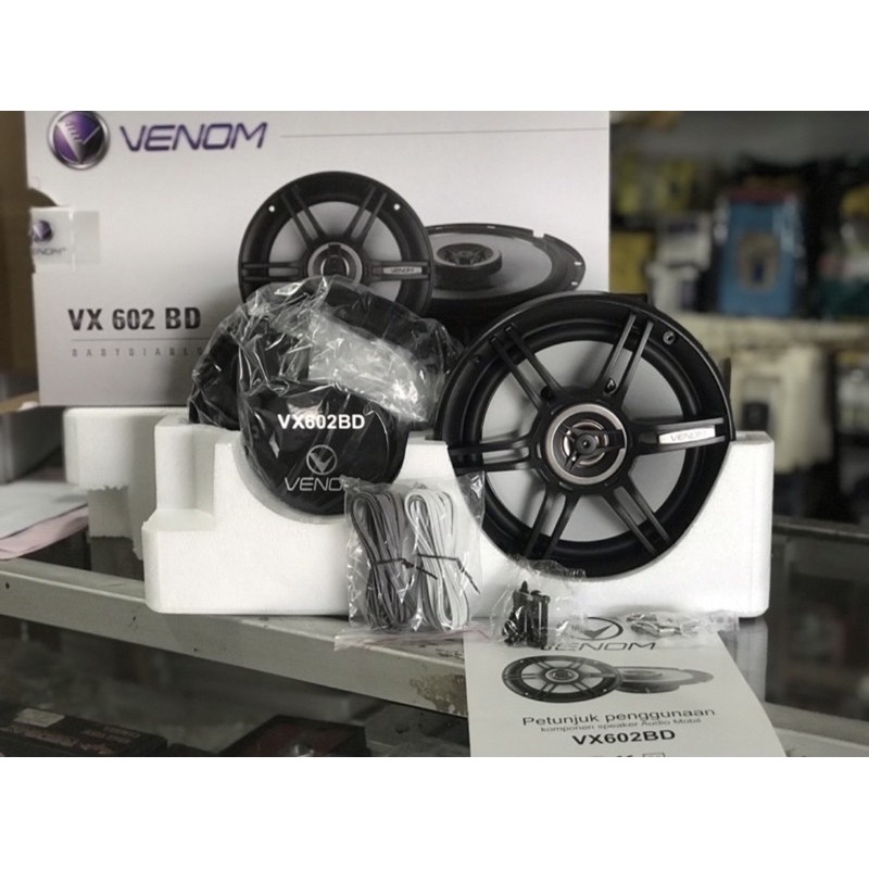 HOT PROMO!!! Speaker Coaxial VENOM 6 - 6,5 inch per Type - BONUS RING