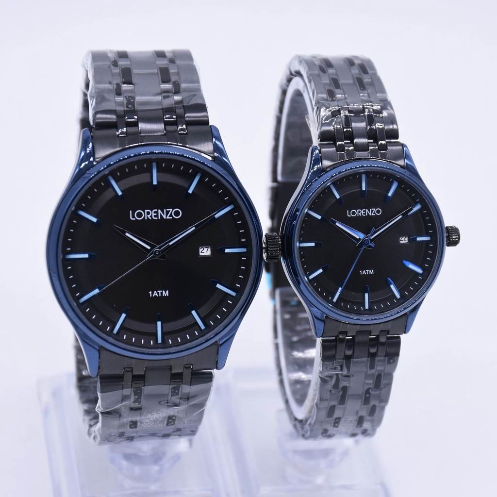 Jam Tangan Pria dan Wanita Couple Lorenzo R-5105M &amp; R-5105L Original