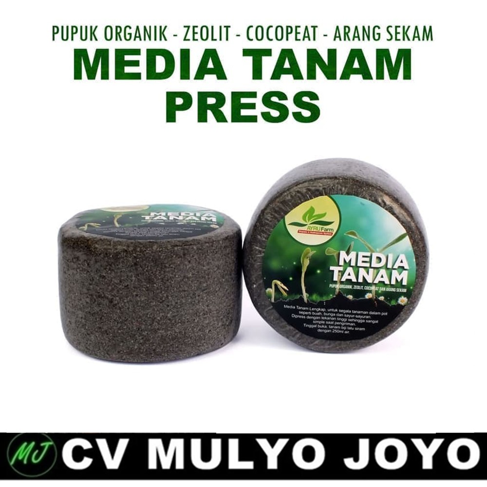 Media Tanam Press Pupuk Organik 4 Komposisi Press Praktis Pembibitan