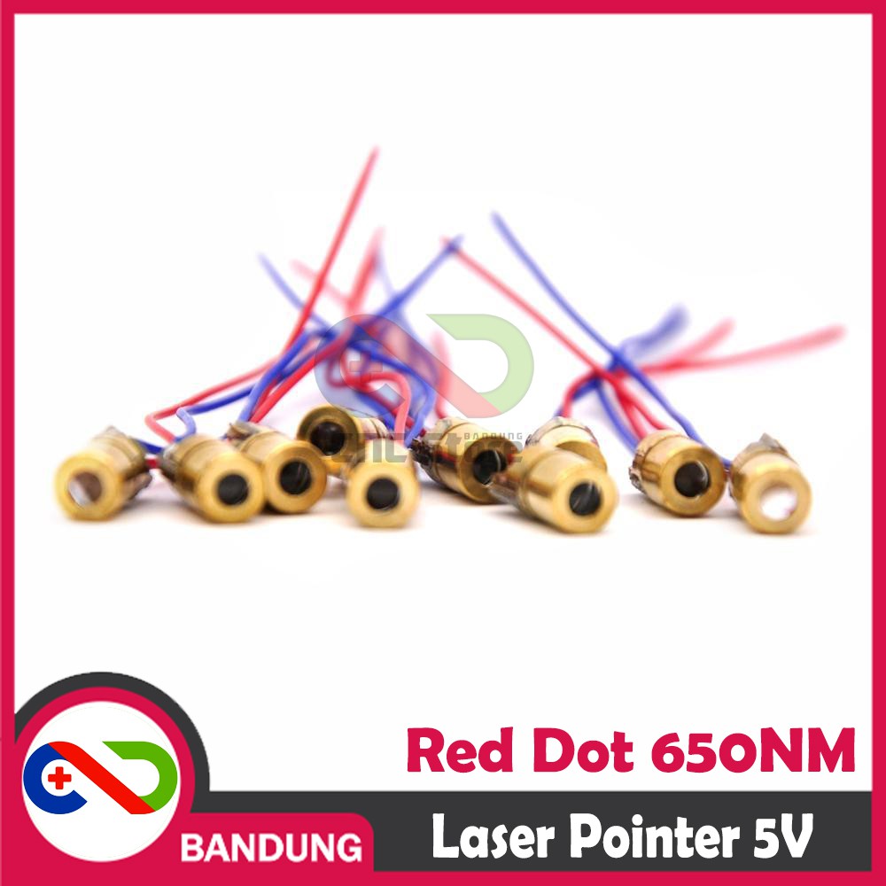 LASER POINTER RED DOT 5V 650NM FOR ARDUINO UNO R3 MEGA NANO