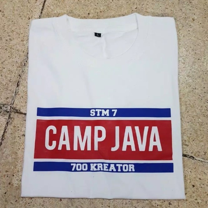 KAOS BAJU PRIA WANITA STM7 CAMP JAVA 700 KREATOR / COMBED 30S / DISTRO / COD