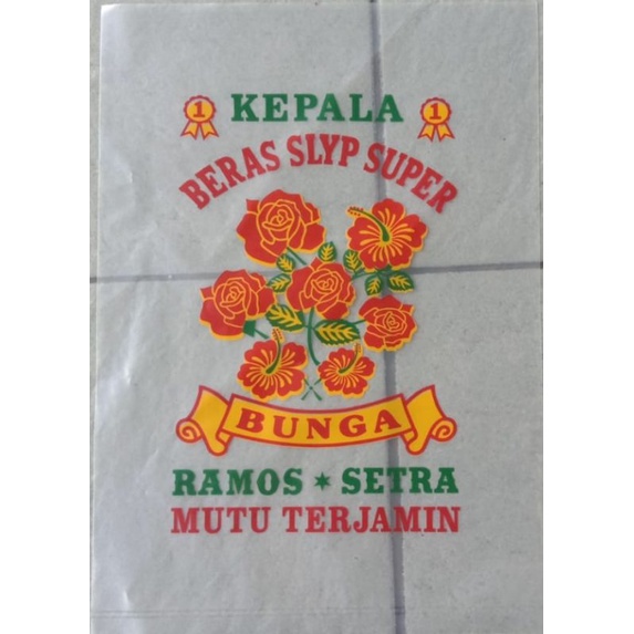 plastik beras bunga 3kg