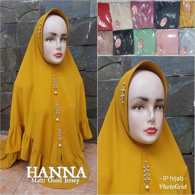 Jilbab Jersey IP Jumbo swarovski