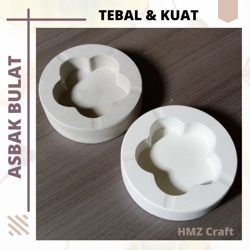 Ashtray Concrete / Asbak Semen Unik Lucu / Asbak Aesthetic / Souvenir Asbak