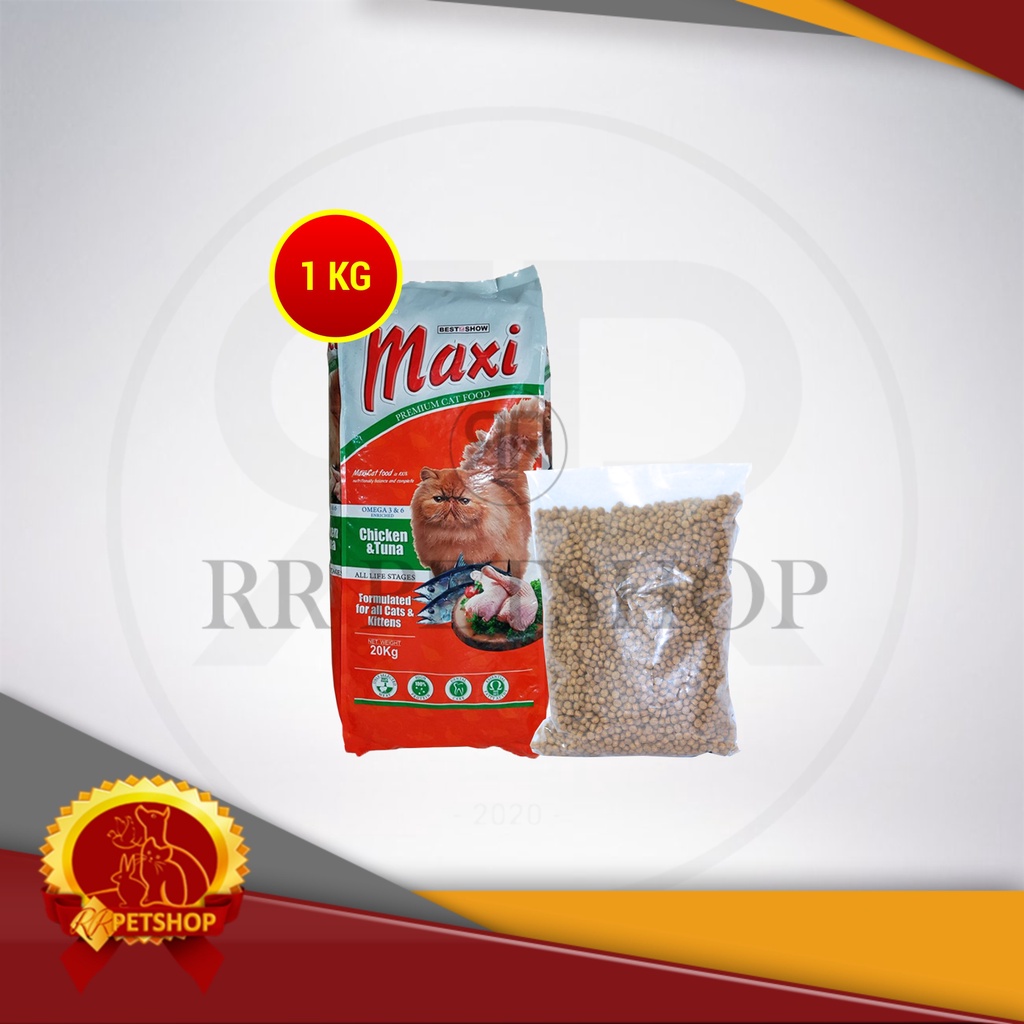 Makanan Kucing Semua Usia Maxi Cat Repacking 1 KG