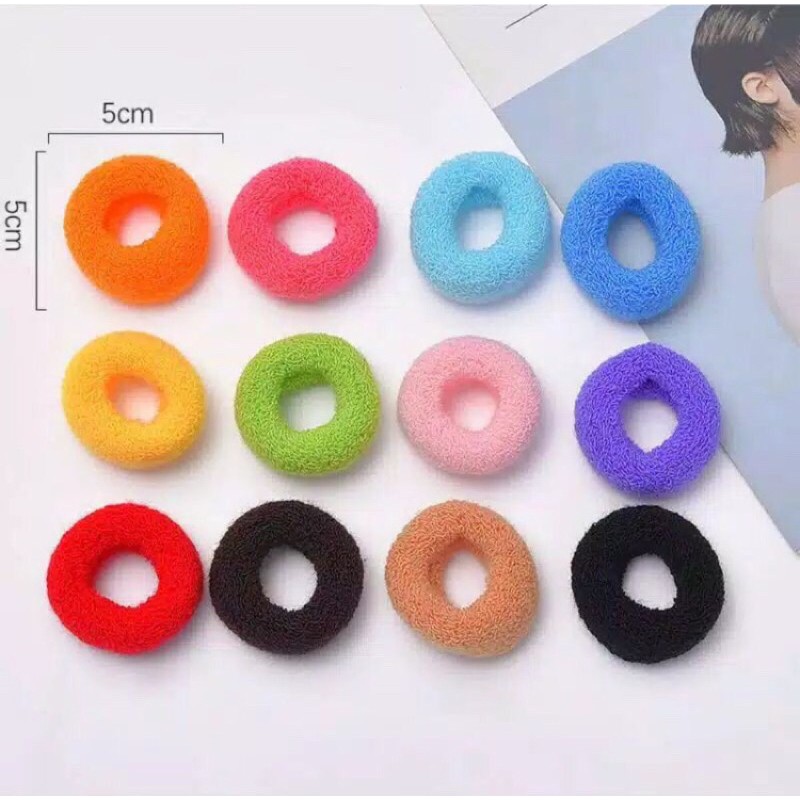 ikat rambut donat gaya korea