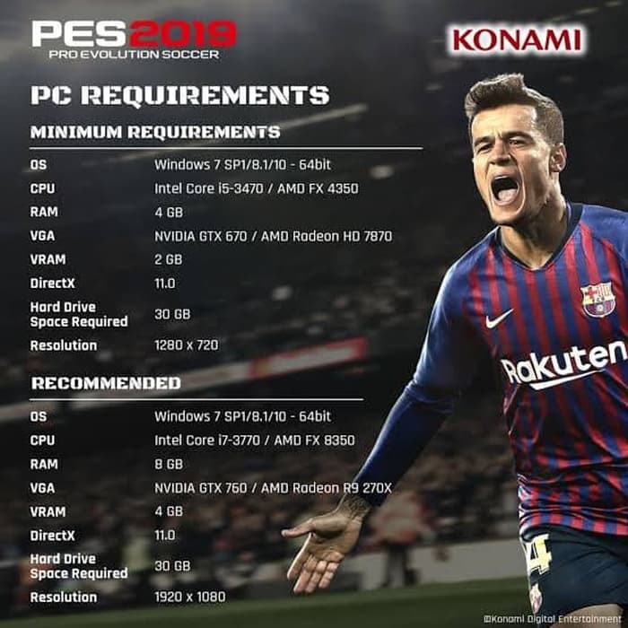 SALE PES 2019 Pc FULL PATCH