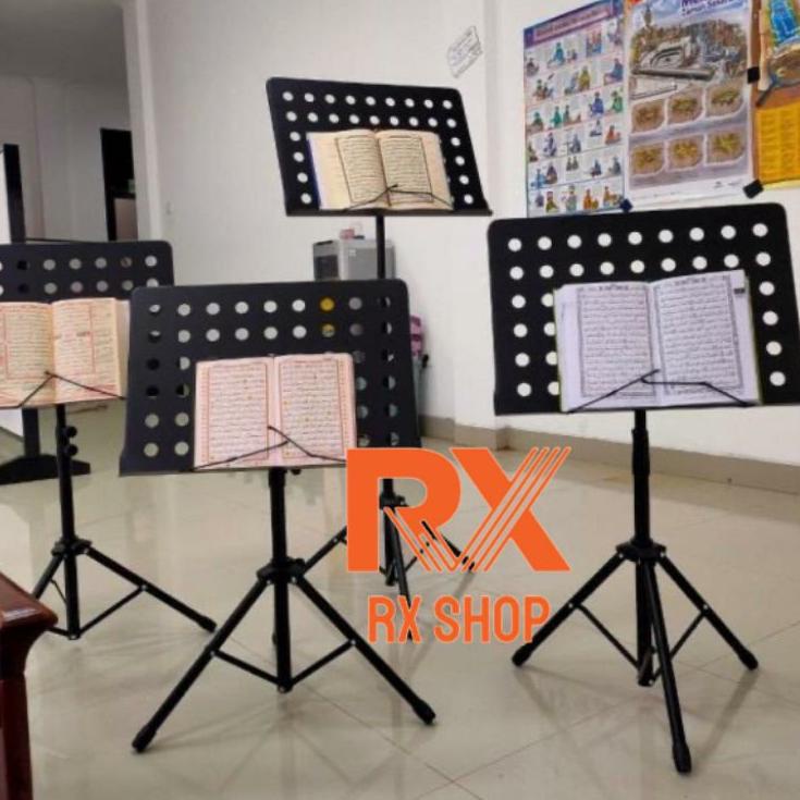 ➨ Standbook Tripod standing penyangga al quran - stand buku Rehal ◘