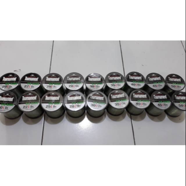 Senar Water King Tournament 1/8 spools 5 lb, 6 lb, 8 lb, 10 lb, 12 lb, 15 lb, 20 lb, 25 lb, 30 lb