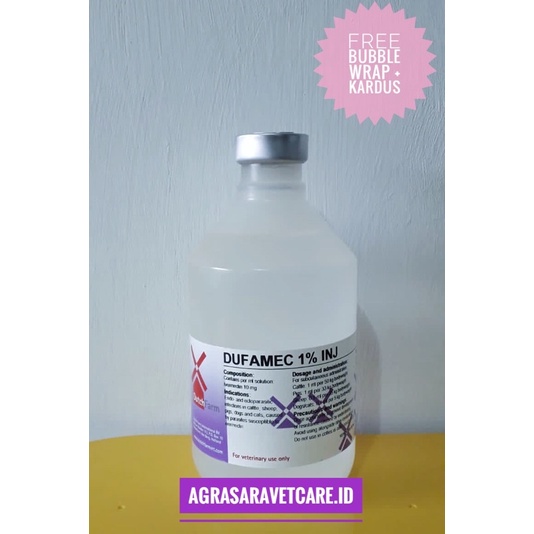 DUFAMEC 1% injeksi 500 ml - DUFAMEC 500 ml INJECT LIKE INTERMECTIN INJECT, NOVA MECTIN obat cacing k