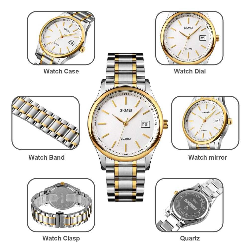 Jam Tangan Pria Analog Stainless Original SKMEI 1692-2