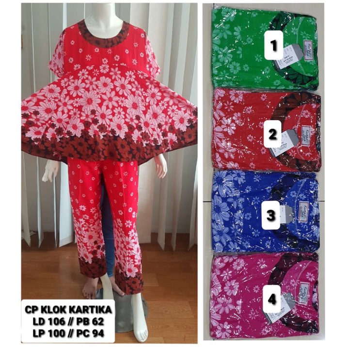 Setelan CP Kartika Batik / Setelan Kartika Batik / CP Klok