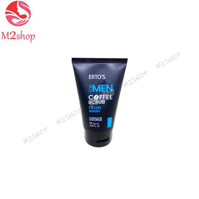 [EMCS] Ertos For Men Coffe Scrub Facial Wash - Sabun Muka Kopi