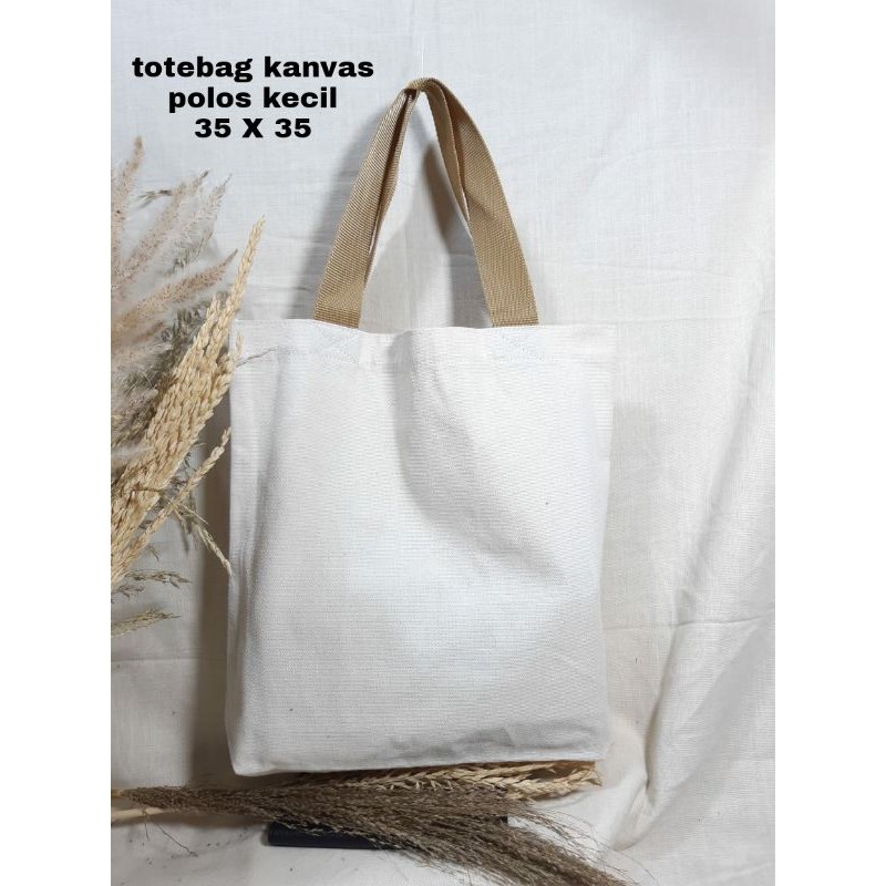 TOTEBAG KANVAS POLOS KECIL / TAS KANVAS POLOS