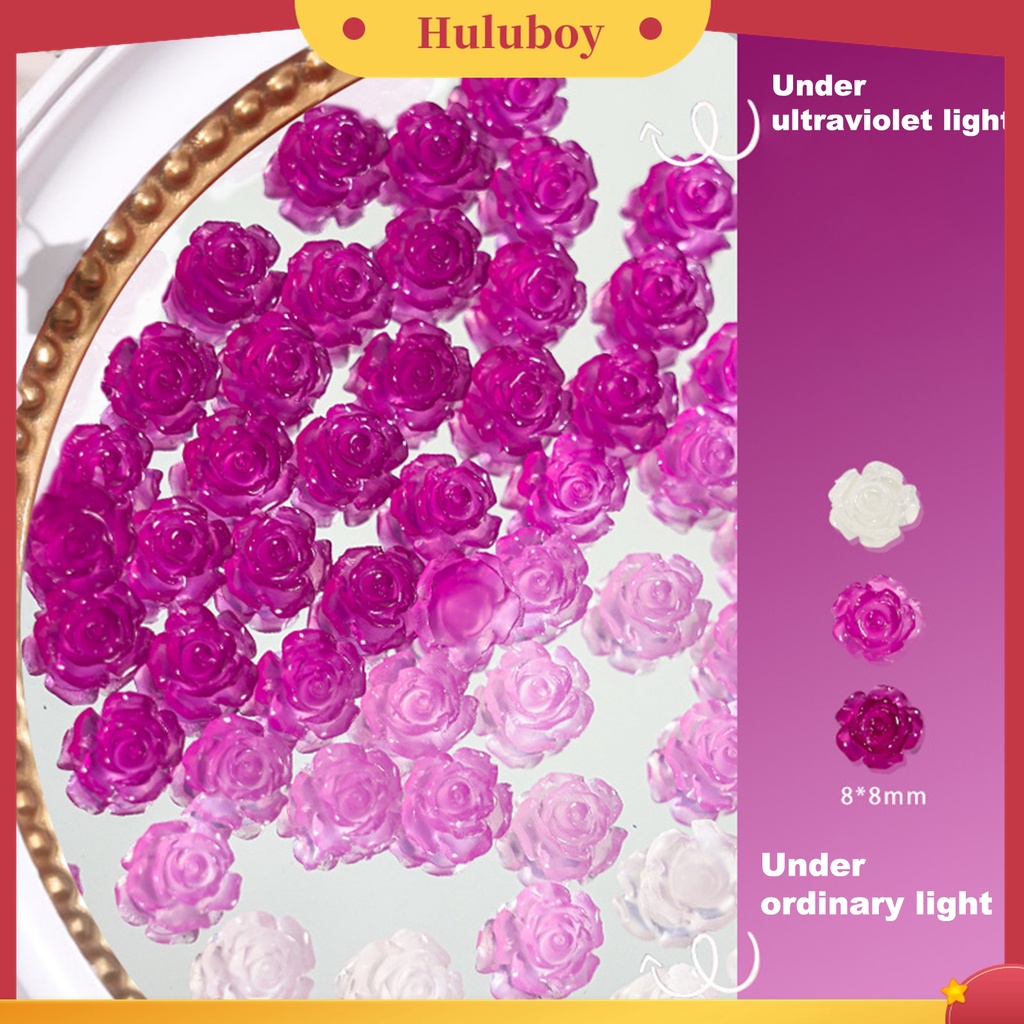 Huluboy Huluboy♡ Ornamen Bunga Camellia 3D Bahan Resin Untuk Dekorasi Nail Art