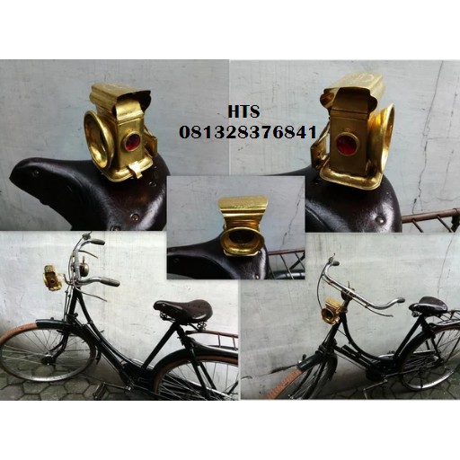 lampu minyak sepeda onthel unik bahan full kuningan lampu sepeda onthel lampu minyak onthel
