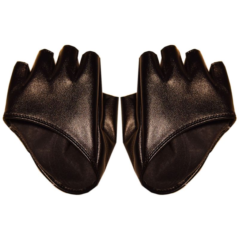 Sepasang Sarung Tangan Half Palm Wanita / Half Palm Leather Gloves