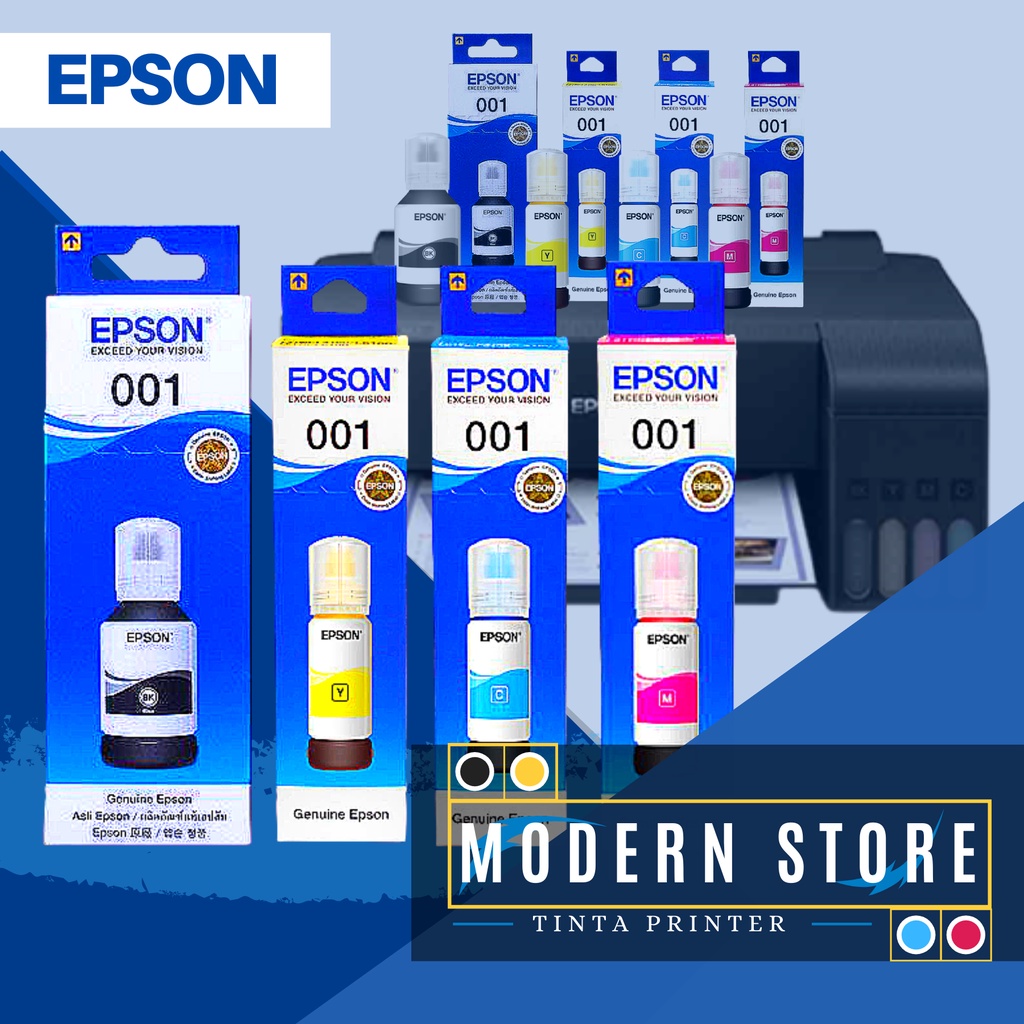 TINTA PRINTER EPSON 001 SERIES L4150 L4160 L6160 L6170 L6190