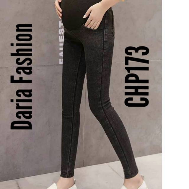  Celana  hamil  jeans  panjang chp173 Shopee Indonesia