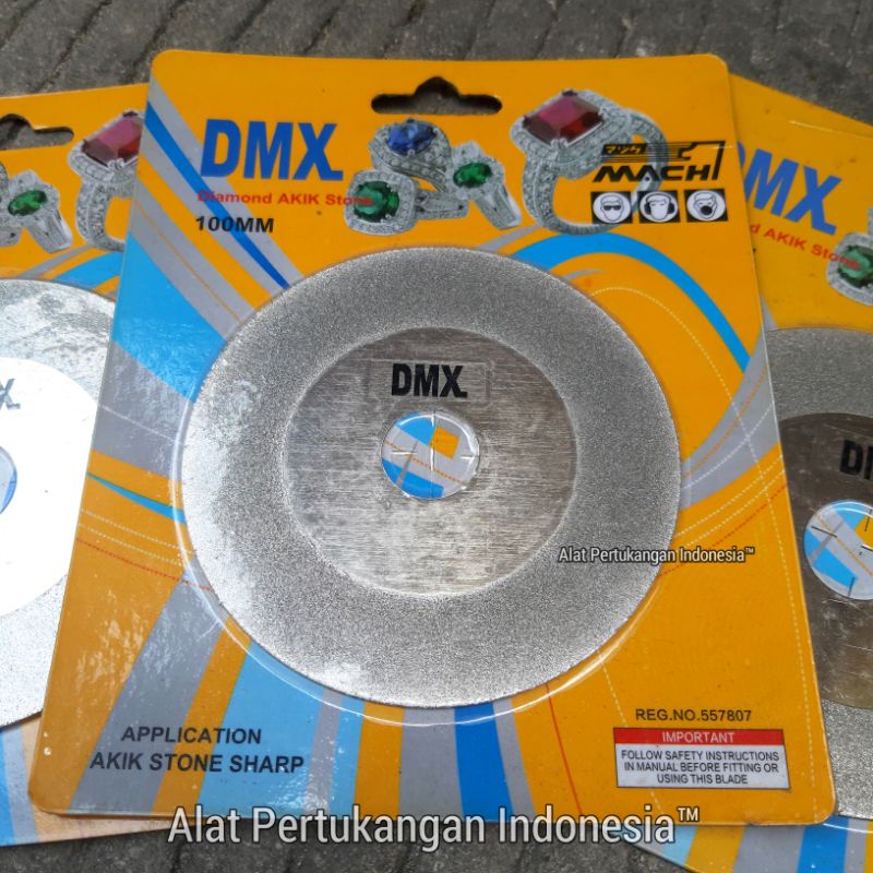 DMX® GOLD MACH 4" Authentic | Mata berlian pisau gerinda potong poles asah nat batu akik akrilik 4 i