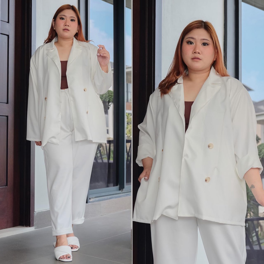 BIGWELL BLAZER COZMO POLOS - BLAZER WANITA BIG SIZE / BLAZER JUMBO