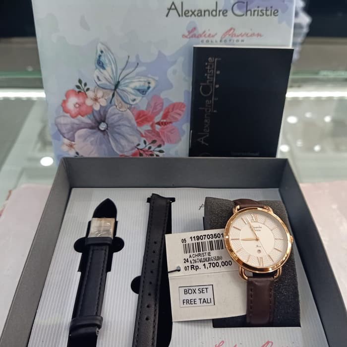 ORIGINAL Jam Tangan Wanita Alexandre Christie AC 2674 / AC2674 Garansi Resmi 1 Tahun