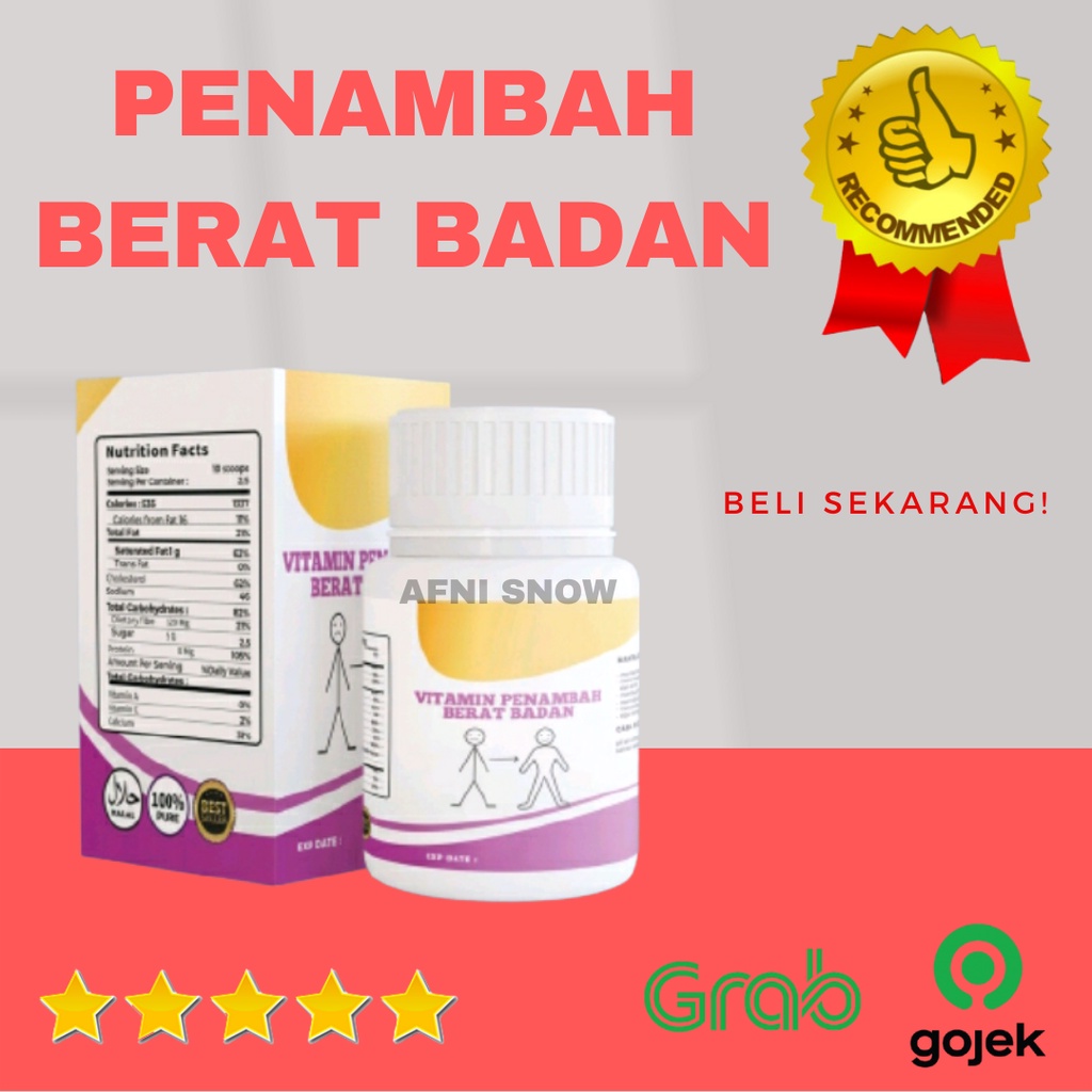 VITAMIN PENAMBAH BERAT BADAN / PENGGEMUK BADAN ORIGINAL
