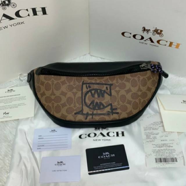 Waistbag coach x Dino black