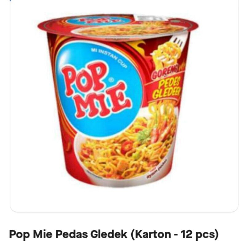 

POP MIE PEDAS GLEDEK (1 CRTN 12 PCS) *N*