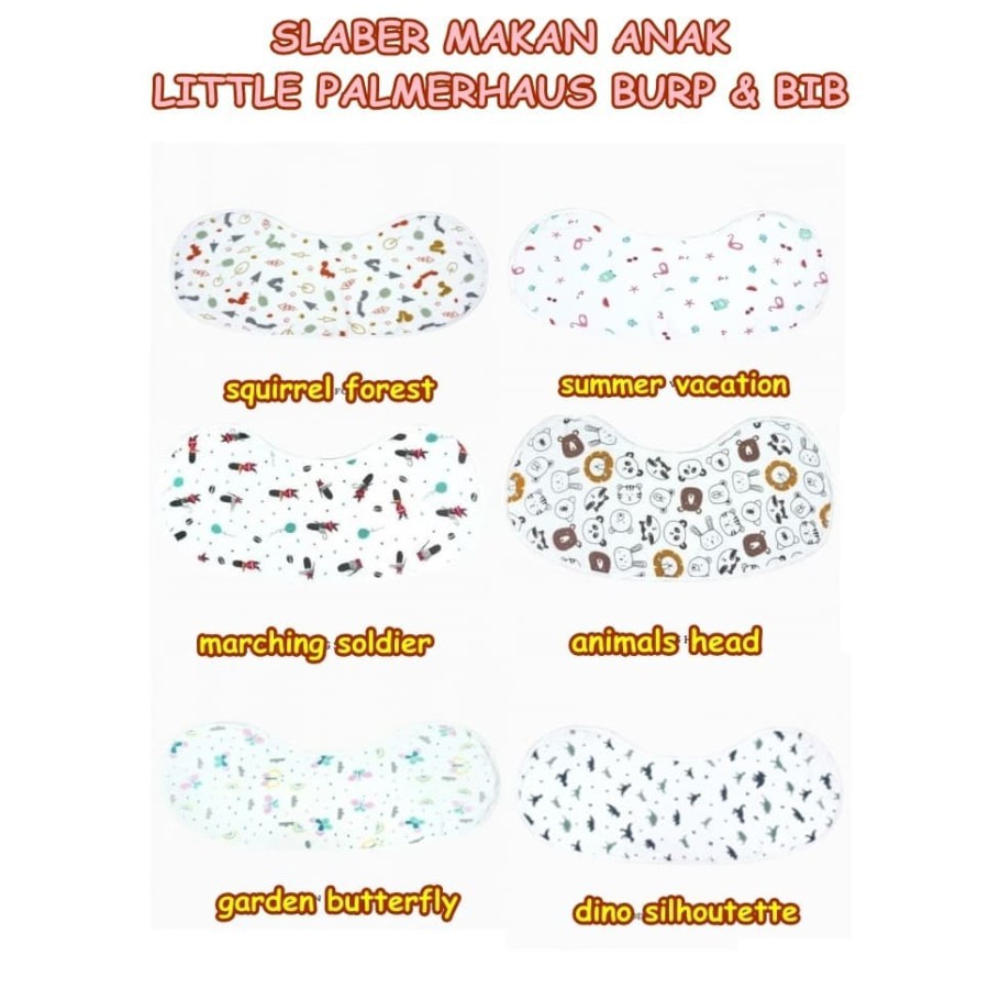 anakasi SLABER ANAK CELEMEK ANAK LITTLE PALMERHAUS BURB & BIB