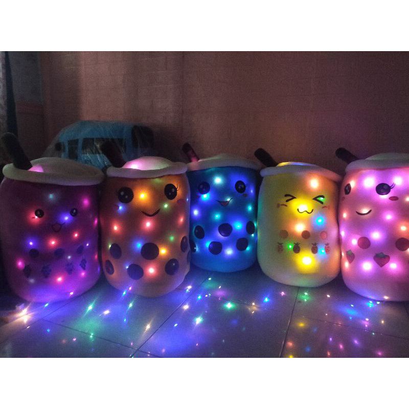 boneka boba jumbo lampu led 50cm