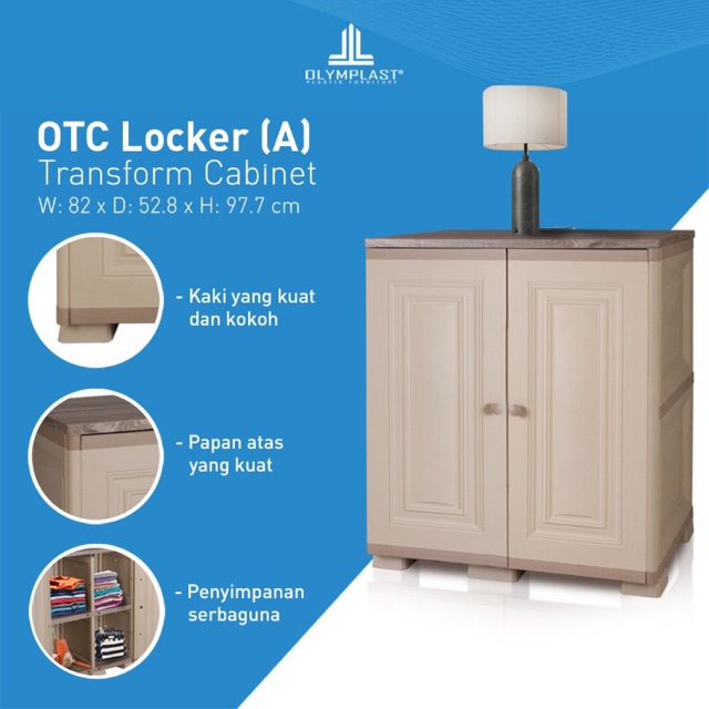 Lemari Plastik  OTC locker A Olymplast