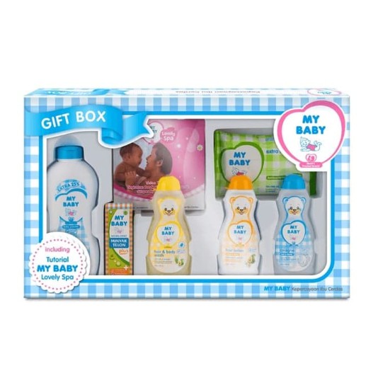 PAKET MY BABY BOX / GIFT SET BAYI / KADO BAYI / SABUN BAYI / PERLENGKAPAN MANDI BAYI