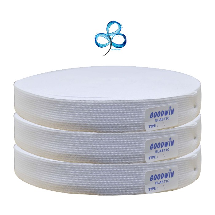 

Tali Karet Elastis Goodwin Ukuran 2.5 Cm Warna Putih GW EL 25 PTH