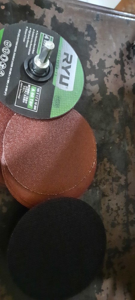 Amplas Velcro Ukuran 4 Inch Gerinda Prepet 60 80 120 150 180 240 400 Sanding Pad 4