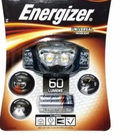 ➷ Headlamp Head light head lamp senter kepala ENERGIZER 60 lumen 3led ☝