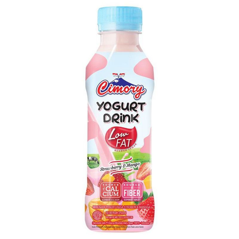 

CIMORY YOGURT DRINK strawberry mango LOW FAT 250ml