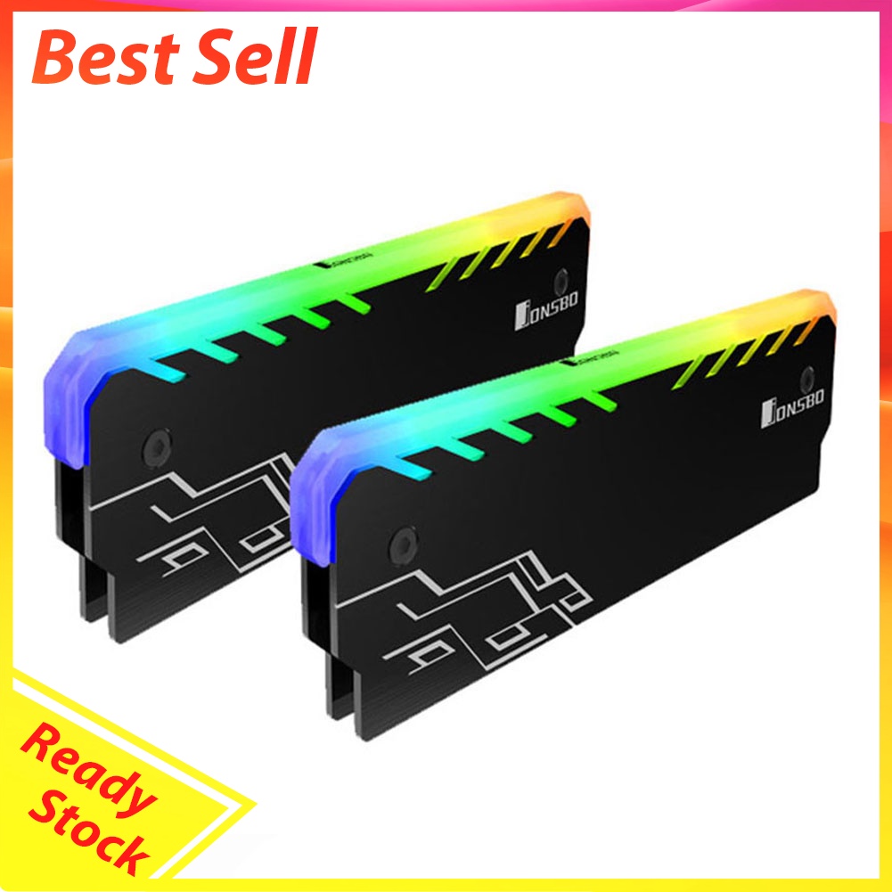 RGB RAM Heatsink DDR DDR3 DDR4 Memory Heat Spreader Cooler for Desktop PC