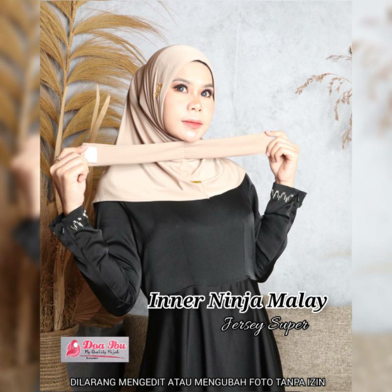 INNER NINJA MALAY ORI DOA IBU ONLY HITAM LABEL BESI