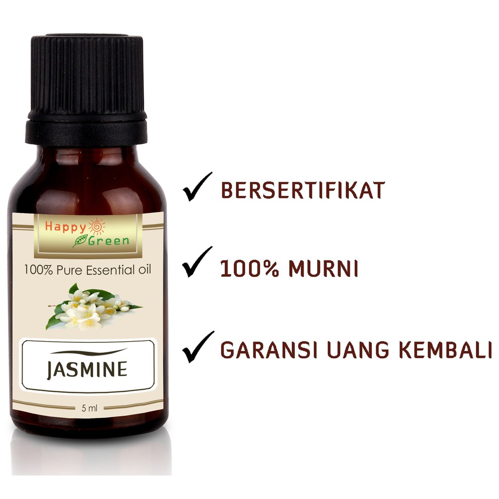 Happy Green Jasmine Essential Oil- Minyak Bunga Melati Murni