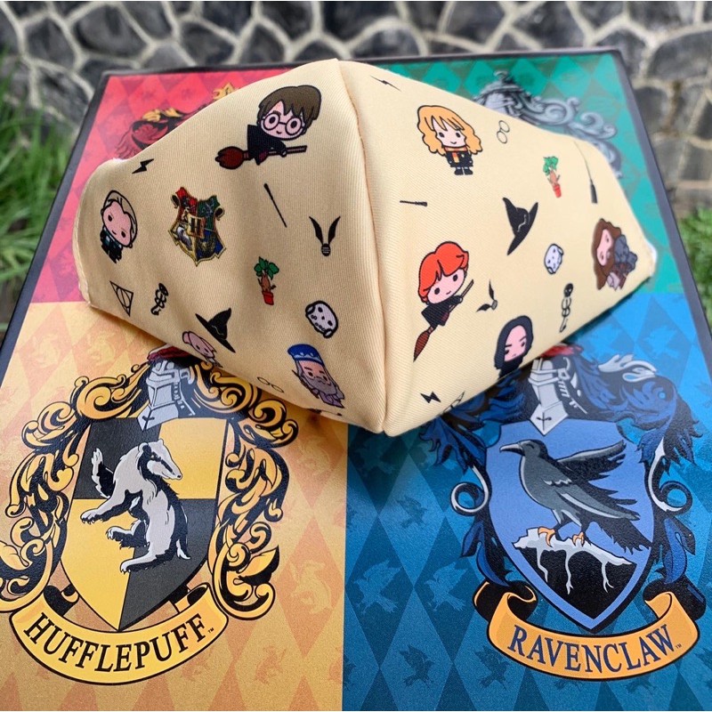 Masker kain katun bambu 3 ply HARRY POTTER Shopee Masker kain katun bambu 3 ply HARRY POTTER Shopee
